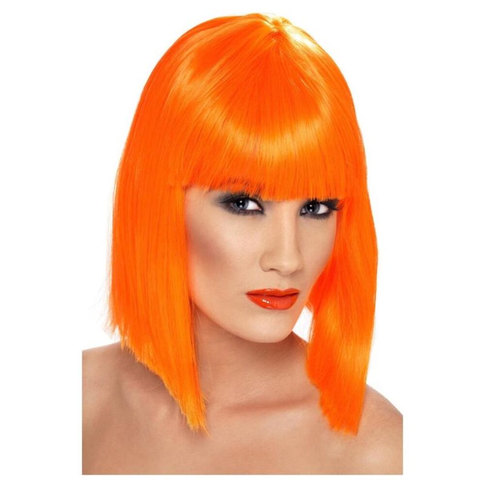 Smiffys Womens/Ladies Glam Wig / Neon Orange